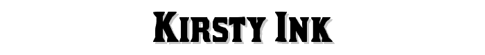 Kirsty Ink font